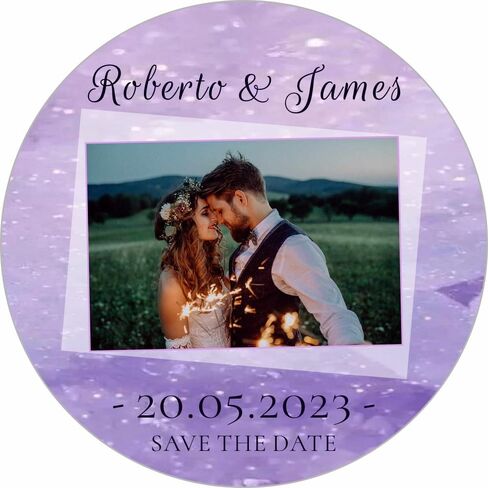 Custom Sticker Personalized Photos Stickers Custom Photos with Text Sticker for Wedding Business Event Favors Thank You Stickers in Saudi Arabia