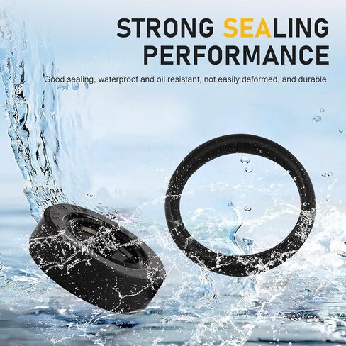 Transmission Seal Kit, 30110-PA1-732 Distributor Port Seal, Automotive Engine Parts Accessories, Compatible with Honda Civic Accord (Black) in Saudi Arabia