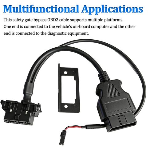 Security Gate Bypass OBD2 Cable 16 Pin Adapter with Mount Bracket Fit for Dodge Cu-mmins 2018-2020 in Saudi Arabia