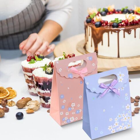 Aruicheng Gift Bags - 12 Pack Party Bags for Birthday Wedding Valentine Thanksgiving & Daily Use - 16x6x12 CM in Kuwait
