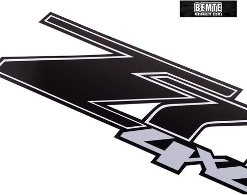 2PCS 2007-2013 Z71 4x4 Decals for Chevrolet Silverado Black in Saudi Arabia