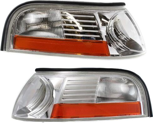 KarParts360 لـ 2003-2005 ميركوري جراند ماركيز زوج السائق والراكب الجانبي إشارة الانعطاف/ضوء التحديد الجانبي DOT معتمد FO2520171 FO2521171 | 3W3Z 13201 آ 3W3Z 13200 آ in Saudi Arabia