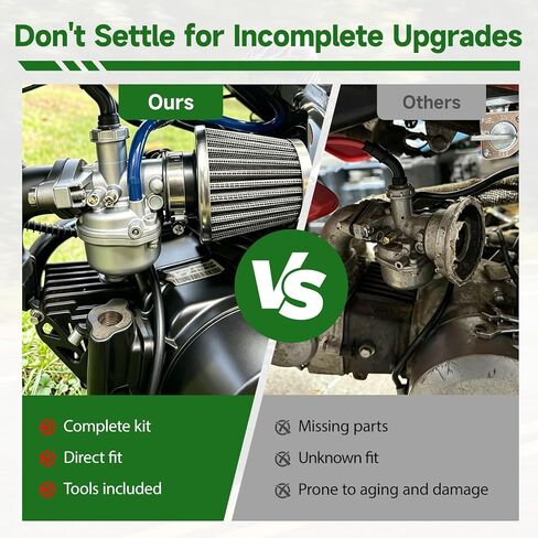 AT125 Carburetor Carb Kit Compatible with Coleman AT125-EX AT125-UT AT125-B 125cc Mini ATV Quad 4 Wheeler 4-Stroke Engine Go Kart Powersports Parts Hand Choke with Intake Manifold in Kuwait