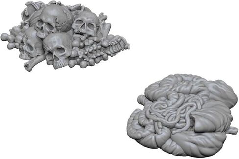 WizKids Deep Cuts Unpainted Miniatures Terrain: Wave 6: Pile of Bones & Entrails in Kuwait