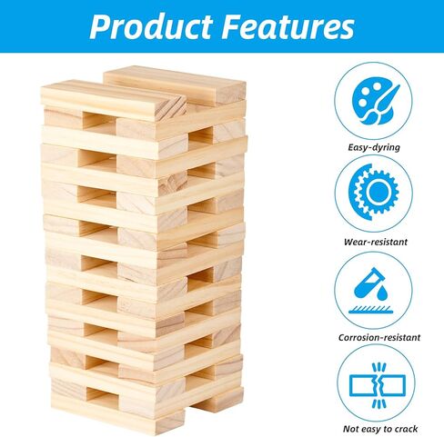 15 PCS Wooden Dowels for Crafts, 1/2" × 1" × 12" Wood Trim Strips Slats Flat Lumber Boards Square Dowel Rods Wooden Sticks Unfinished Hardwood Sticks for Woodworking, Crafting, Model Making in Saudi Arabia