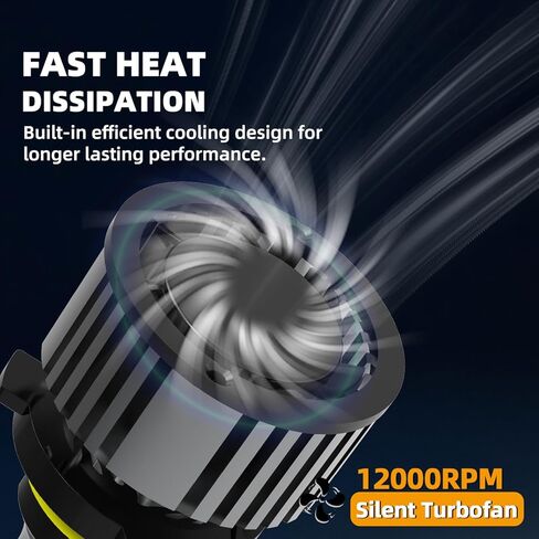 Fit For Toyota RAV4 2013-2015 light Bulbs, High/Low Dual Beam Fog Lights Combo, Plug & Play, 6 PCS in Kuwait