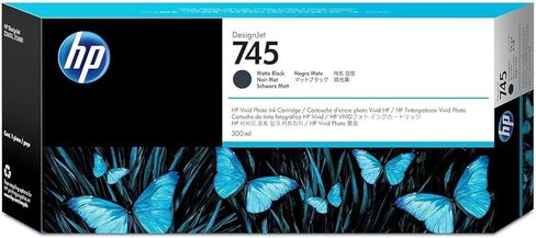 HP 745 DesignJet Matte Black High-Yield Ink Cartridge, F9K05A in Kuwait