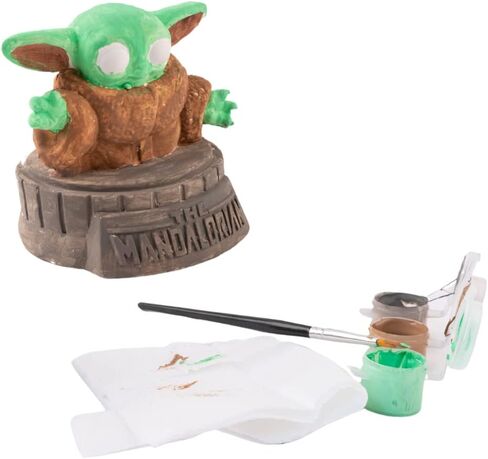 Star Wars Mandalorian Baby Yoda Paint Your Own Figurines Arts and Crafts Set for Boys and Girls in Kuwait