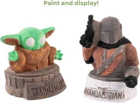 Star Wars Mandalorian Baby Yoda Paint Your Own Figurines Arts and Crafts Set for Boys and Girls in Kuwait