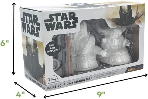 Star Wars Mandalorian Baby Yoda Paint Your Own Figurines Arts and Crafts Set for Boys and Girls in Kuwait