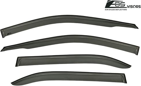 Replacement for 2012-2014 Toyuota Camry Models | EOS Visors JDM Tape-On Style Side Vents Window Visor Rain Guard Deflectors in Kuwait