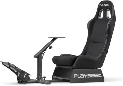Playseat Evolution Sim Racing Cockpit | Comfortable Racing Simulator Cockpit | Compatible with All Steering Wheels & Pedals on The Market | Supports PC & Console | Actifit Edition in Saudi Arabia