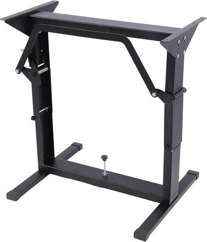 Standing Desk Frame, Adjustable Height Hot Rolled Steel Support 573lbs Capacity for Home Office RV 27 to 63cm in Kuwait