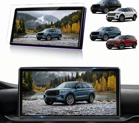 2025 Explorer Screen Protector Designed for 2025 Ford Explorer【Active/ST-Line/ST/Platinum】 13.2 Inch - 2025 Ford Explorer Accessories Tempered Glass Screen Protector Scratch Resistant in Saudi Arabia