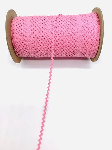 Red 1/4" (6mm) Baby RIC Rac Trim – 25 Yards – 100% Cotton, Colorfast – Sewing & Craft Trim, Vintage Cotton in Saudi Arabia