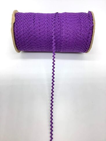 Red 1/4" (6mm) Baby RIC Rac Trim – 25 Yards – 100% Cotton, Colorfast – Sewing & Craft Trim, Vintage Cotton in Saudi Arabia