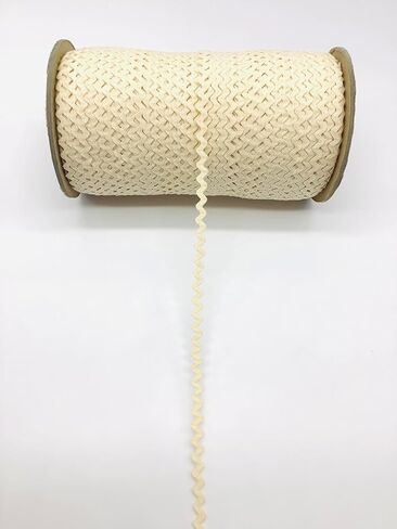 Red 1/4" (6mm) Baby RIC Rac Trim – 25 Yards – 100% Cotton, Colorfast – Sewing & Craft Trim, Vintage Cotton in Saudi Arabia