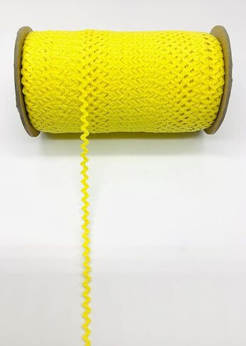 Red 1/4" (6mm) Baby RIC Rac Trim – 25 Yards – 100% Cotton, Colorfast – Sewing & Craft Trim, Vintage Cotton in Saudi Arabia
