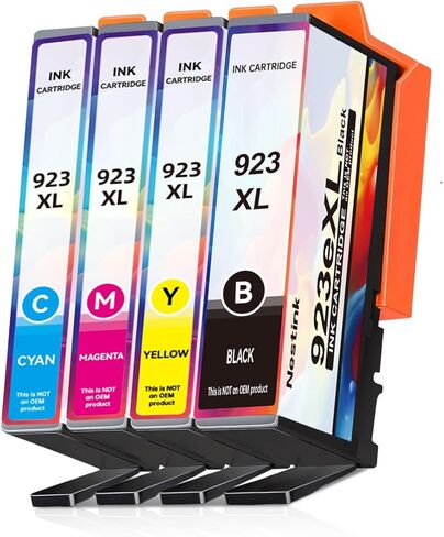 923 XL Combo Pack Ink Cartridge Replacement for HP 923 / 923e XL Series Ink Cartridges Compatible with the HP officeJet Pro 8120 8123 8130 8133(B/C/M/Y) in Kuwait
