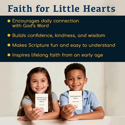 Biblical Affirmation Cards for Kids, 62 Christian Scripture & Positive Affirmation Cards for Boys & Girls, Daily Devotions, Bible Study, Homeschool, Sunday School & VBS Gift in Saudi Arabia