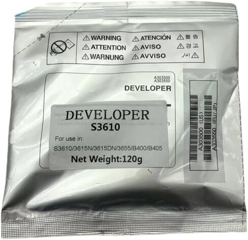 Black Developer Material Compatible with Workcentre 3615 3615n 3615dn 3655 WC3615 WC3655 Phaser 3610 in Kuwait