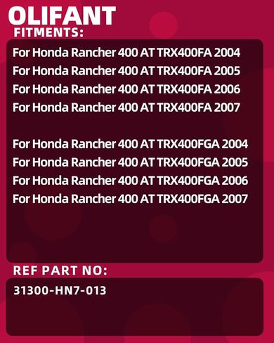 Power Shift Control Motor for Honda Rancher 400 AT TRX400FA/TRX400FGA 2004-2007 1300-HN7-013 in Kuwait