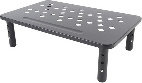 CHICIRIS Adjustable Monitor Stand Riser 3 Height Levels Clover Hole Design Laptop Desk Stand for Home Office PC Printer Workstation in Kuwait