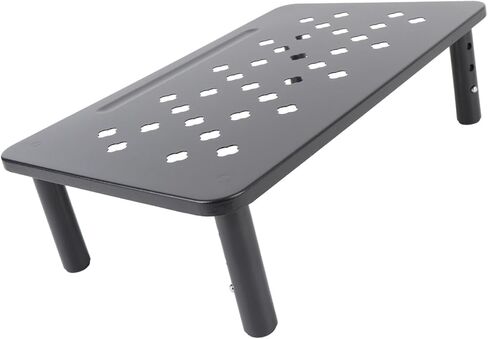 CHICIRIS Adjustable Monitor Stand Riser 3 Height Levels Clover Hole Design Laptop Desk Stand for Home Office PC Printer Workstation in Kuwait