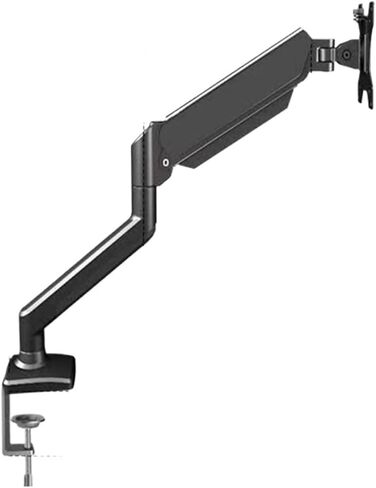 No-drill monitor stand with height adjustment, hovering, and rotation(Black1) in Saudi Arabia