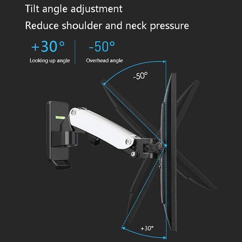 17-27 inch Monitor Stand, Wall-Mounted Rotating Telescopic Lifting Rack, LCD Computer Monitor Stand, Console Monitor Stand, air Pressure Hover in Kuwait