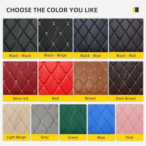 Car Trunk Mat for Subaru Forester 2008 2009 2010 2011 2012, Custom Fit PU Leather Cargo Liner, All-Weather Waterproof Rear Trunk Liner Protector, Auto Interior Accessories in Kuwait
