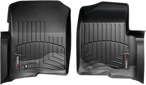 WeatherTech Custom Fit FloorLiners for Ford F-150, F-150, F-150-1st Row (440051), Black in Kuwait