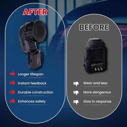 MOCA 2Pcs Reverse Backup Parking Assist Sensors Fit 2014-2021 for Toyota Tundra 4.6L 5.7L & 2015-2023 for Toyota Tacoma 2.7L 3.5L & 2014-2018 for Toyota RAV4 2.5L in Kuwait