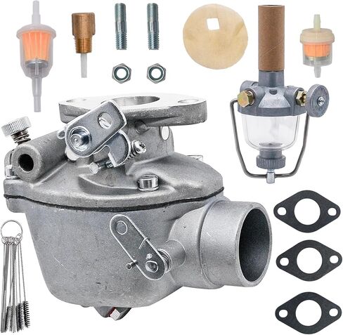 181643M91 Carburetor Kit With Fuel Sediment Bowl，Fit for Massey Ferguson MF TO20 TO30 TE20 Carb，for Massey Ferguson TO35 40 50 F40 50 135 202 204 TSX248 TSX272 TSX312 TSX361 TSX361A TSX458 181644M91 in Kuwait