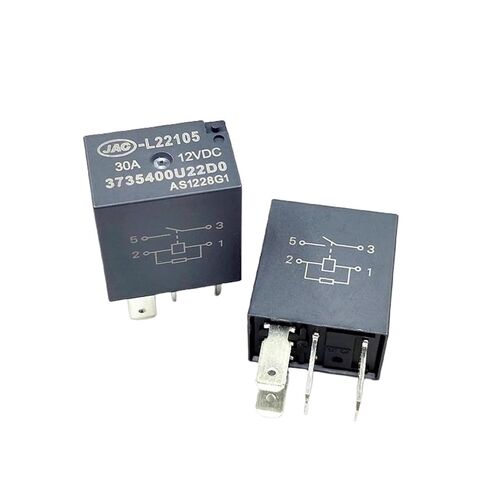 10 قطعة/الوحدة التتابع JAC-L22105 3735909U8010 3735400U22D0 12VDC 30A 4 دبابيس مرحل عالي الطاقة للسيارة (3735909U8010) in Kuwait