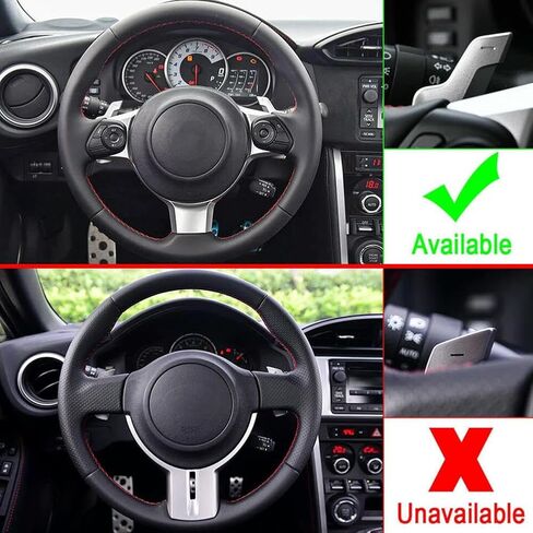 CNC Aluminum Car Steering Wheel Paddle Shifter Extension for Subaru BRZ 2017-2023 for Toyota 86 / GT86 2017-2023 GR86 2022-2023 in Saudi Arabia
