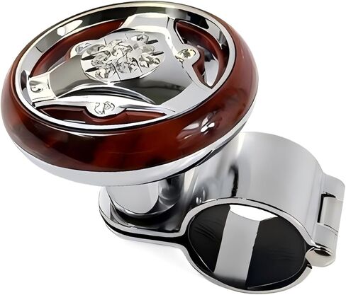 Steering Wheel Knob, Foldable Steering Wheel Spinner with Ball Bearing, High Performance Suicide Knob, Universal Car Assist Tool Accessories (Red) in Saudi Arabia
