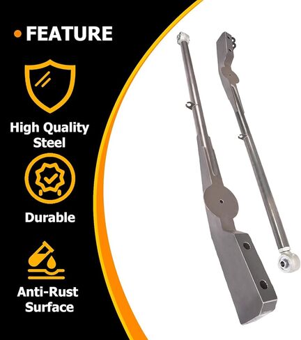 KUAFU Rear Trailing Arm Kit Compatible with 1960-1972 Chevy Chevrolet GMC C10 Blazer Long or Short Bed Trucks Anti-Rust Oil Steel in Kuwait