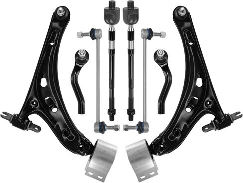 Control Arm, Replacement For Front Lower Control Arm with Ball Joint Sway Bar Outer Inner Tie Rod Compatible With 2018-2023 Chevrolet Traverse, 2018-2023 Buick Enclave - 8 Pcs in Kuwait