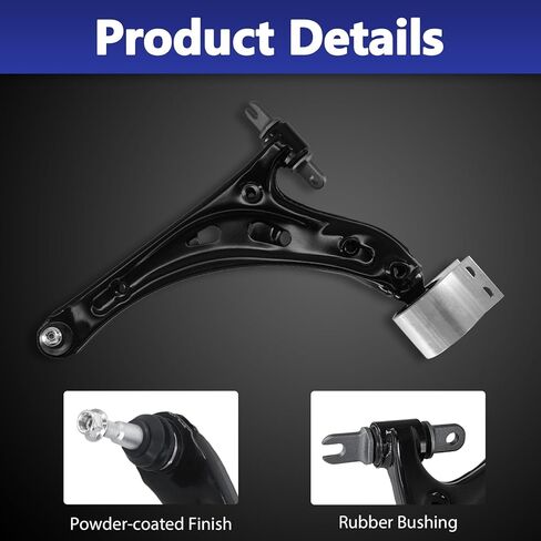 Control Arm, Replacement For Front Lower Control Arm with Ball Joint Sway Bar Outer Inner Tie Rod Compatible With 2018-2023 Chevrolet Traverse, 2018-2023 Buick Enclave - 8 Pcs in Kuwait