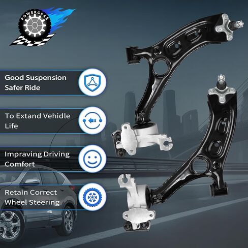POWERGEAR Control Arms, Driver Side Suspension Steering Kit Front Lower Left Control Arm With Ball Joint Compatible With 2017-2021 Honda CR-V in Kuwait