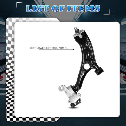 POWERGEAR Control Arms, Driver Side Suspension Steering Kit Front Lower Left Control Arm With Ball Joint Compatible With 2017-2021 Honda CR-V in Kuwait
