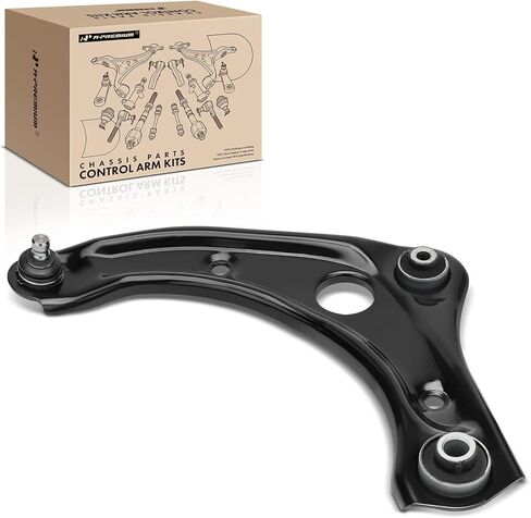 A-Premium Front Left Lower Control Arm, with Ball Joint & Bushing, Compatible with Nissan Versa 2012-2019, Versa Note 2014-2019 in Kuwait