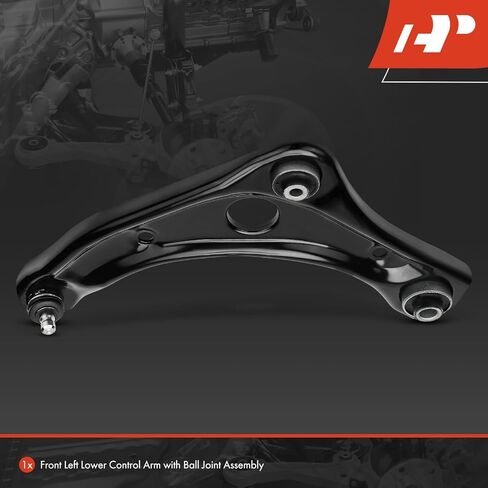 A-Premium Front Left Lower Control Arm, with Ball Joint & Bushing, Compatible with Nissan Versa 2012-2019, Versa Note 2014-2019 in Kuwait