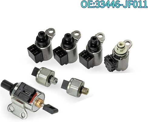 High quality New Compatible For 33446-JF011 JF011E RE0F10A F1CJA CVT Transmission Valve Body Solenoids Kit issan Altima Sentra Rogue in Saudi Arabia