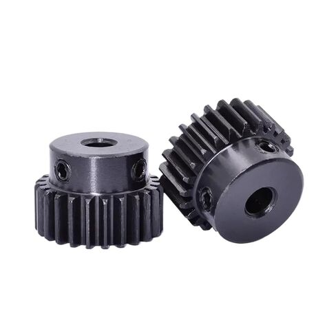 Spur Gear Metal 10/12/12.7mm Bore 45# Steel 1M 18/20/24/25/30/35T 1Pcs(12.7mm,20 Teeth) in Saudi Arabia