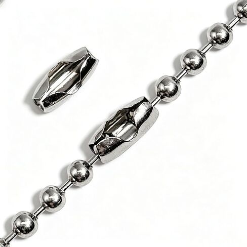304 Stainless Steel Ball Chain Connector Clasps for 4.5mm #10 Beaded Ball Chain (30 Pack) in Saudi Arabia