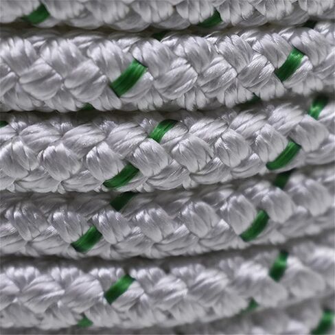 3/8In x 200FT 4800 lbs Breaking Strength,Double Braid Polyester Rope Breaking Strength Strong Pulling Rope,Heavy Duty Rope for Tie, Pull, Swing and Knot in Kuwait