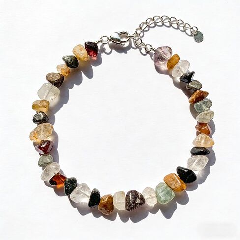 1180pcs 18 Colors Crystal Beads, Ring Making Kit, Gemstone Chip Beads Irregular Stone with Jewelry Making Supplies for DIY Craft Bracelet Necklace Earrings, Craft Gifts in Kuwait