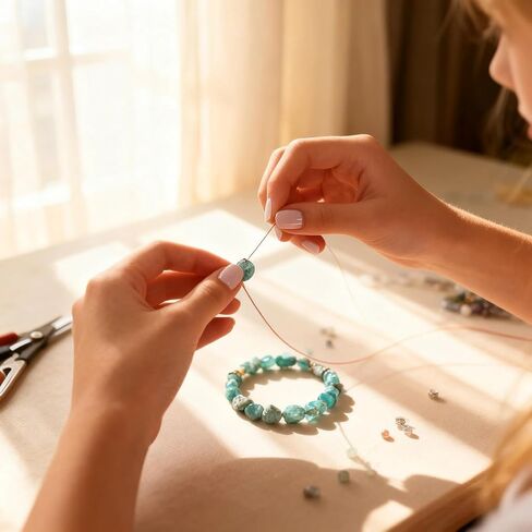 1180pcs 18 Colors Crystal Beads, Ring Making Kit, Gemstone Chip Beads Irregular Stone with Jewelry Making Supplies for DIY Craft Bracelet Necklace Earrings, Craft Gifts in Kuwait